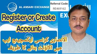 How to Register or Create Account in AlAnsari Currency Exchange  UAE  Abid Aziz Official [upl. by Kerril]