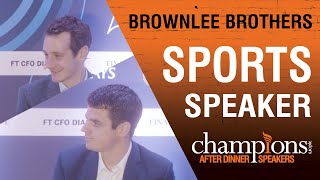 Brownlee Brothers Speakers  Goal Setting the 2016 World Triathlon Series amp More  Contact Agent [upl. by Audrey]