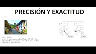 Precisión y exactitud  explicación con ejemplo [upl. by Emoraj]