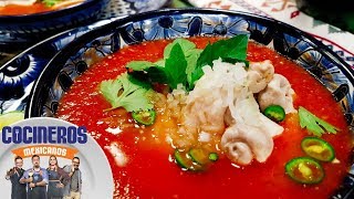 Receta Sopa de médula  Cocineros Mexicanos [upl. by Ynnad317]