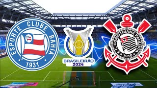 Bahia x Corinthians Campeonato Brasileiro 2024 [upl. by Almallah406]