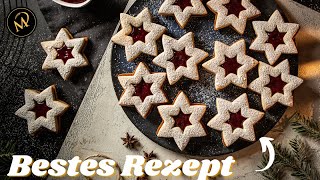 Das beste Spitzbuben Rezept  Plätzchen in Perfektion  Weihnachtskekse selber backen ✨ [upl. by Lesoj]