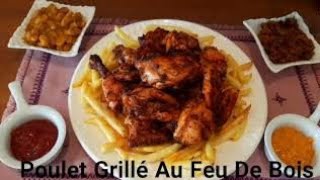 Les Recettes De Camélia Poulet Grillé Au Feu De Bois [upl. by Eilsil]