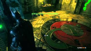 Batman Arkham Knight Reflection Riddle  The Riddler [upl. by Wilone]