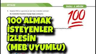 9Sınıf Biyoloji 1Dönem 2Yazılı [upl. by Nwahsav375]