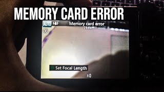 Canon G7X Memory Card Error [upl. by Hendon]