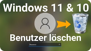 Windows 11 Benutzer löschen Konto entfernen [upl. by Ulberto]