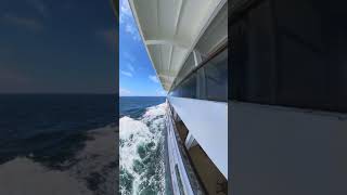 Balcony Views on Fred Olsen Cruise Ship Bolette shorts [upl. by Skipton720]