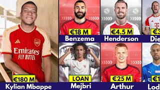 🚨 ALL CONFIRMED WINTER TRANSFER 204✅️ MBAPPE TO ARSENAL KARIM BENZEMA TO MANCHESTER UNITED 🔥 SANCHO [upl. by Florry]