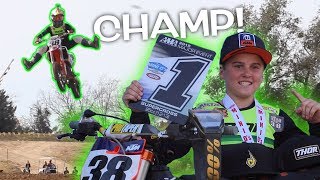 DANGERBOY WINS 4 CHAMPIONSHIPS IN 1 DAY Haiden Deegan Mini Os Supercross Recap [upl. by Froh555]