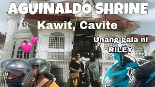 AGUINALDO SHRINE in Kawit Cavite  UNANG GALA NI RILEY 🛞  Rusi Flex 125i [upl. by Sihunn]