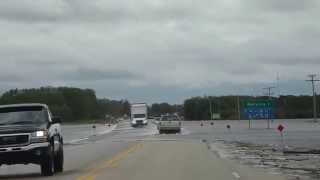 Melville Saskatchewan 2014 Flood Highway 10 [upl. by Hanako689]