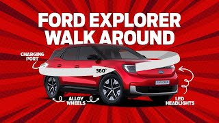 New AllElectric Ford Explorer Walkaround  2024 [upl. by Lucchesi]