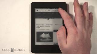 How to Use the Kindle Paperwhite Internet Browser [upl. by Aneehsor]