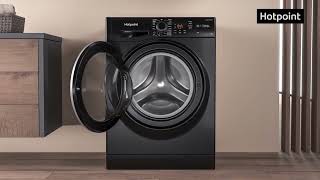 Hotpoint Washing Machine  NSWM 965C BS UK N [upl. by Kenwrick297]