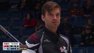 McEwen WC vs Murphy NS  2018 Tim Hortons Brier  Draw 6 [upl. by Aicnelev310]