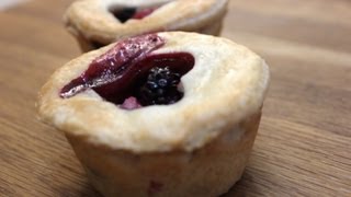 Triple Berry Mini Pies  Cooked by Julie  Episode 36 [upl. by Furey]