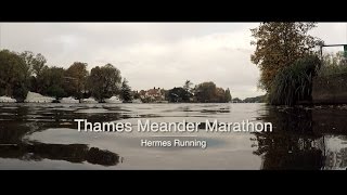 Thames Meander Marathon  Flat Marathon in London  Film My Run [upl. by Ydnyc69]