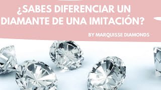 Como diferenciar un diamante de una imitación [upl. by Libb]