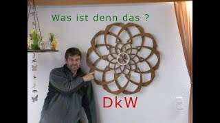 Kinetische Wandskulptur nach Bauplan selber machen [upl. by Ken]