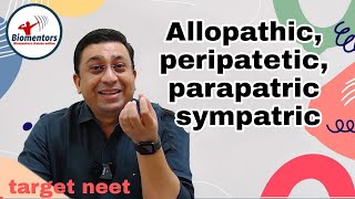 Speciation Allopatric Sympatric Parapatric Petripatric II Types of Speciation Dr Geetendra Sir [upl. by Aramois55]