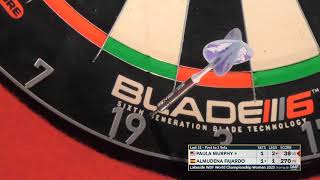 Darts miscount and cameramans panic attack  WDF World Championship [upl. by Alsi999]