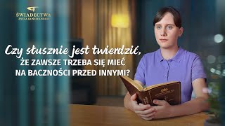 „Czy słusznie jest twierdzić że zawsze trzeba się mieć na baczności przed innymi” [upl. by Fafa706]