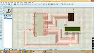 Interfacing LCD with 7Segment display using 8051 Microcontroller [upl. by Aened]