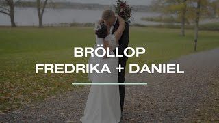 Bröllop Krägga Herrgård  Fredrika amp Daniel [upl. by Kaehpos]