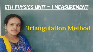 11th Physics  Triangulation Method [upl. by Llehcor726]