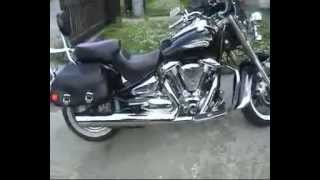 YAMAHA Roadstar wildstar SPEEDSTAR Megacone pipe sound [upl. by Lahsiv]