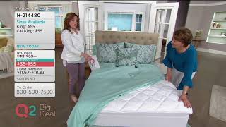 Serta Perfect Sleeper Smart Comfort Mattress Pad with Nanotex on QVC [upl. by Venus]