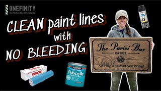 How to Use Vinyl on Wood for the CLEANEST Paint Lines  Sign Making on the CNC OnefinityCNC [upl. by Tayler]