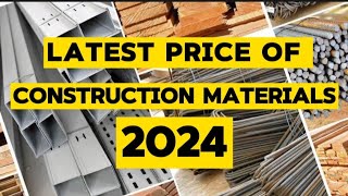 Presyo ng Construction Materials 2024 [upl. by Adnocahs]