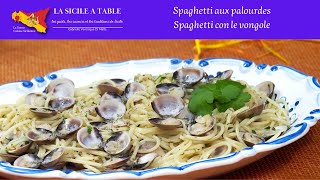 Spaghetti aux palourdes  Spaghetti con le vongole [upl. by Tabbatha]