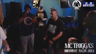 TRIGGAS BIRTHDAY  WARMUP SHOW  Rough Tempo LIVE  October 2013 [upl. by Adnamahs]