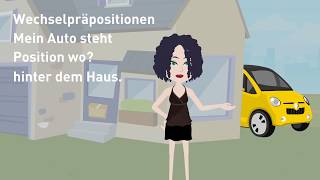 Deutsch lernen mit Dialogen  Lektion 51  Wechselpräpositionen mit Akkusativ und Dativ [upl. by Flinn]