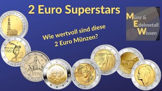 Superstars der 2 Euro Münzen Selten wertvoll besonders diese 2 Euro Münzen solltet ihr kennen [upl. by Anomer]