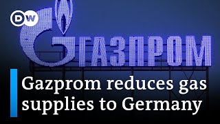 Gazprom slashes gas deliveries via Nord Stream  DW News [upl. by Amargo]