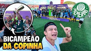 PALMEIRAS BICAMPEÃO DA COPINHA COM MC DANIEL Assisti dentro do campo Emocionante [upl. by Tonina]