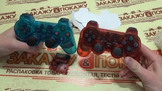 Беспроводной прозрачный геймпад DualShock 2 для PlayStation 2 [upl. by Odetta]