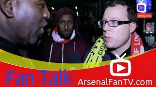 Arsenal 1 Borussia Dortmund 2  We Were Lucky says Dortmund Fan  ArsenalFanTVcom [upl. by Jehial]