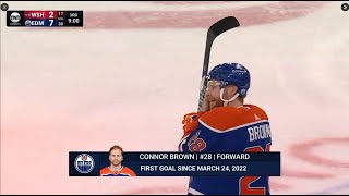 CONNOR BROWN PostGame Recap Edmonton Oilers 7 Washington Capitals 2 [upl. by Ainslie635]