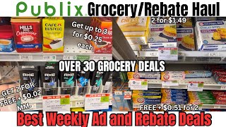 PUBLIX COUPONING 919925  SOME FREEBIES amp DEALS UNDER 1 OVER 30 GROCERY DEALS [upl. by Gloriane]