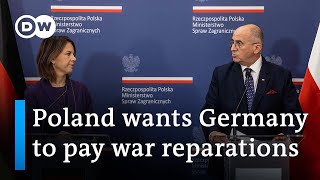 Poland is demanding €13 trillion in reparations from Germany – whats behind this claim  DW News [upl. by Elyak]