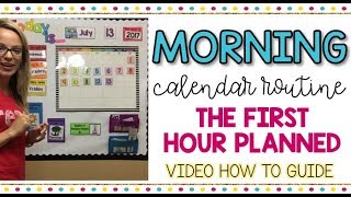 Morning Calendar Routine in a SelfContained Special Ed Classroom [upl. by Sirroned]