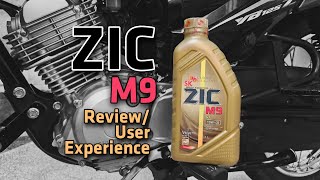 ZIC M9 10W40 Engine Oil  Users ReviewExperience  KK VIDZ [upl. by Clarabelle731]