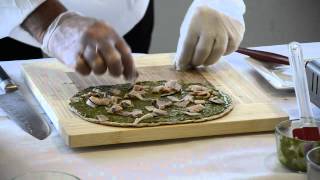 How to Make Florentine Flatbread Pizza [upl. by Anrim81]