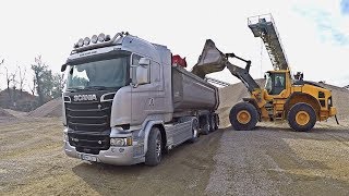 Scania R730 and loaders [upl. by Bille]