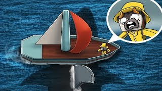 Jaws Movie 3  MEGALODON SINKS MY SHIP Minecraft Roleplay [upl. by Forrest]